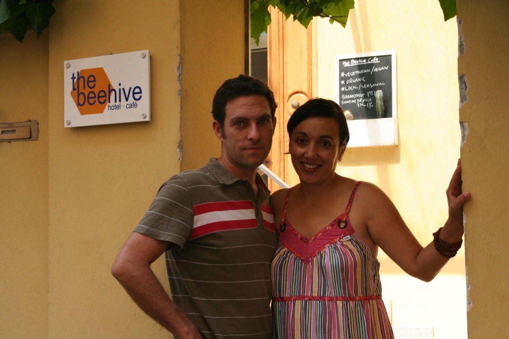 Budget accommodation in Rome - The BeeHive owners Linda and Steve