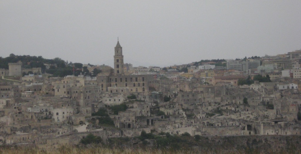 Matera Italy: View from the Murgia Materana Park