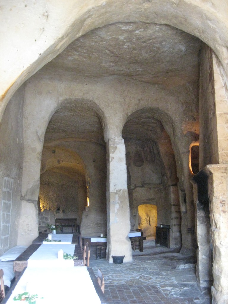 Matera, Italy: Le Grotte della Civita - Breakfast room