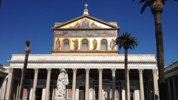 Attraction in Rome: St Paul Outside the Walls - Statue