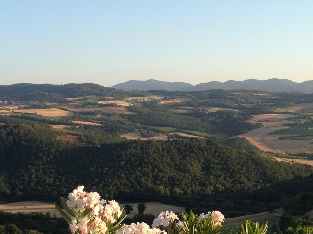 Todi - Hotel Bramante - View from Dinner