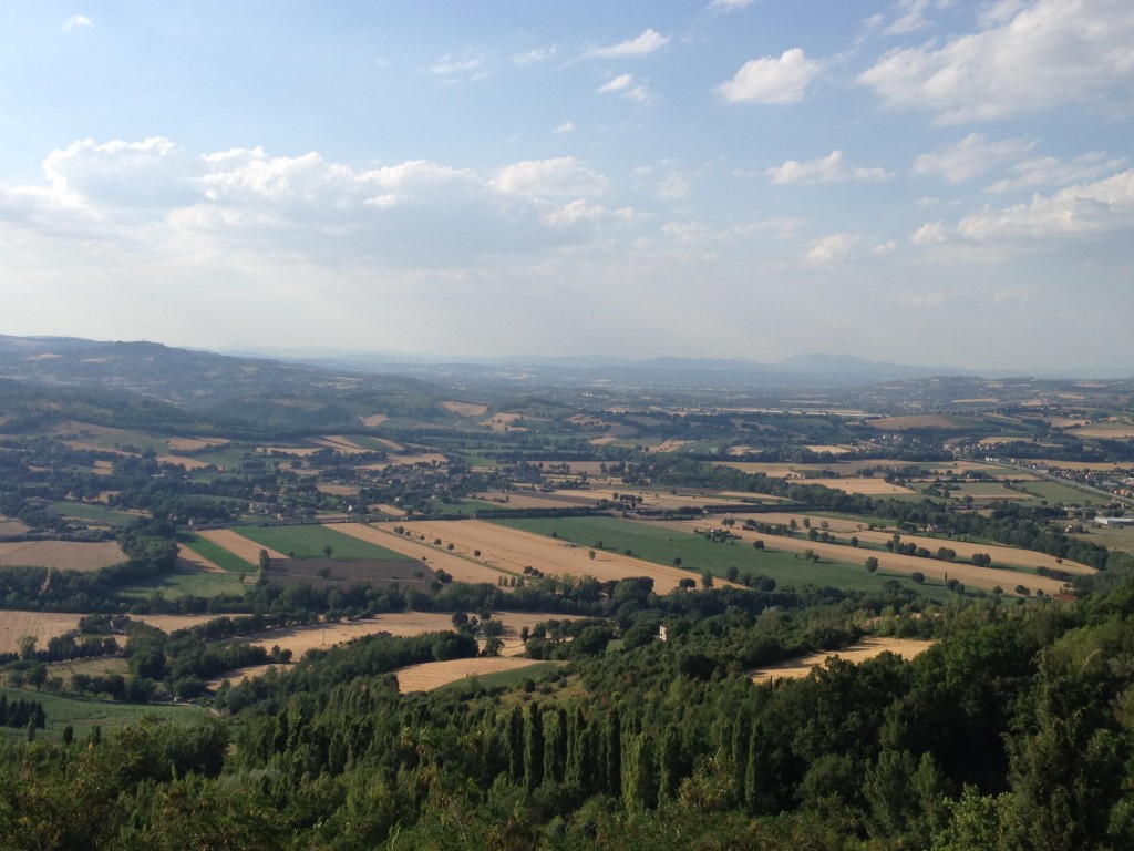 View from Giardini Oberdan - Todi, Italy