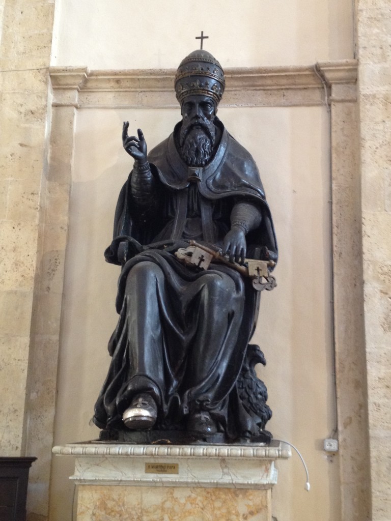 Statue of Pope Martin - Todi, Italy