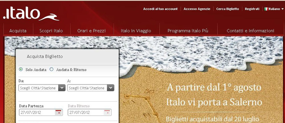 Italo Website