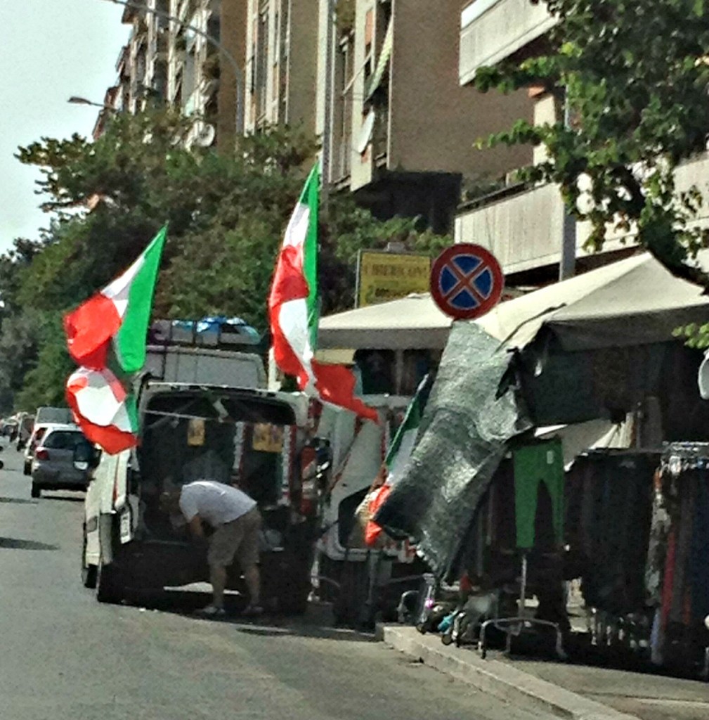 Football in Italy - Italian Flag anyone?