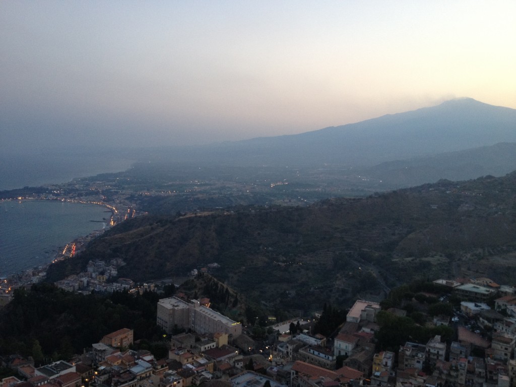 Sicilian Food - View from Al Saraceno