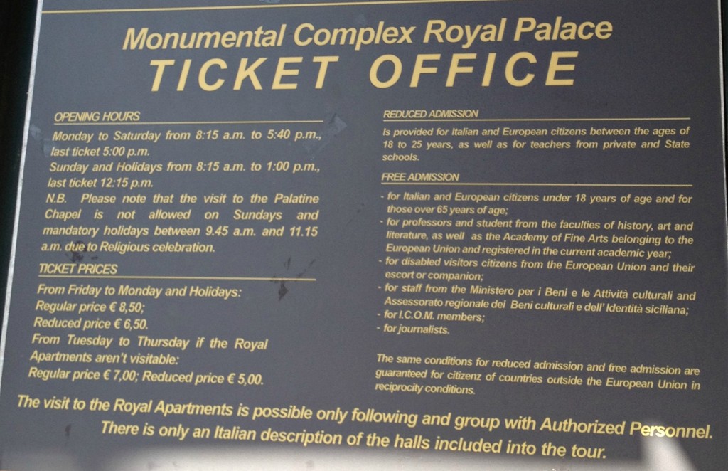 Things to do in Palermo - Palazzo Normanni Ticket Office