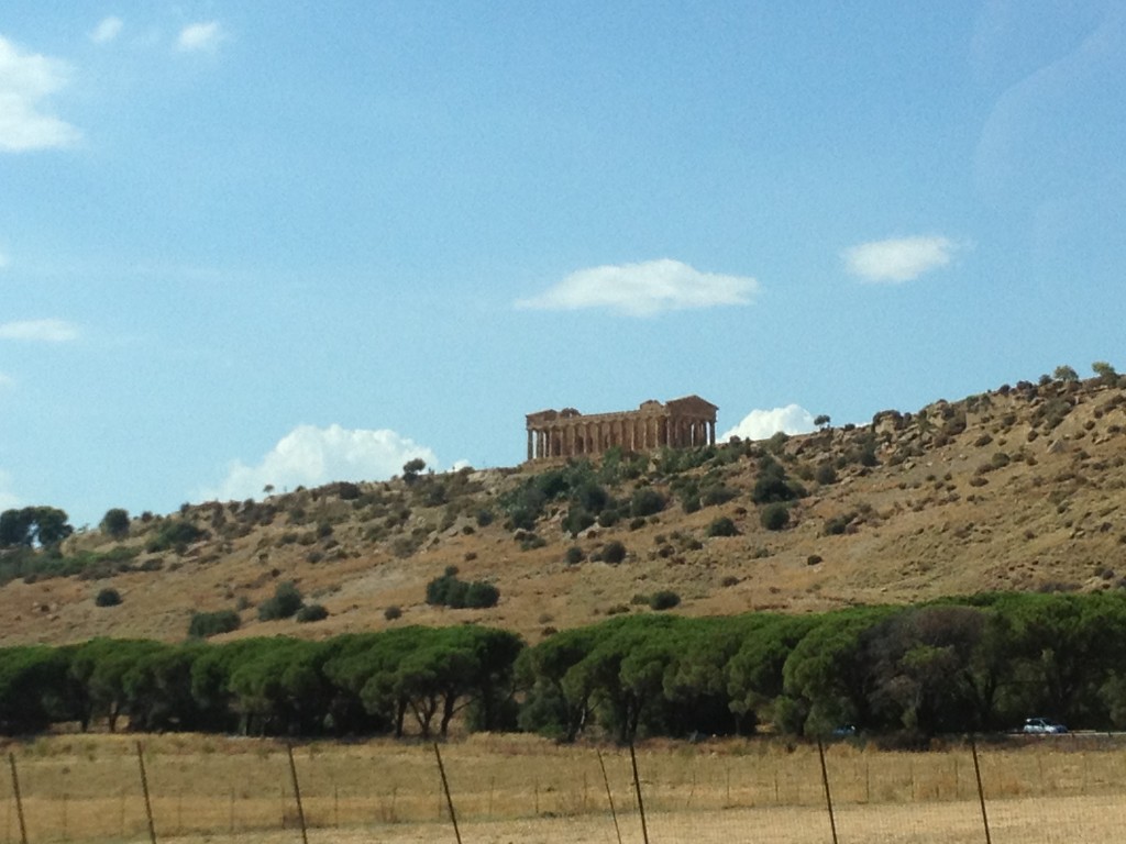 Traveling Sicily - Valley of the Temples in Agrigento - From the Road