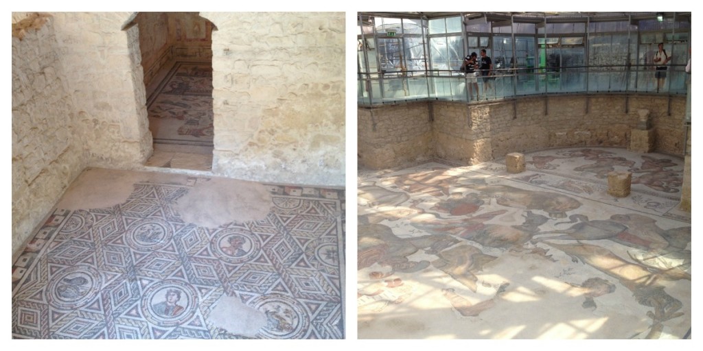 Traveling in Sicily - Piazza Armerina - Rooms with mosaic floors