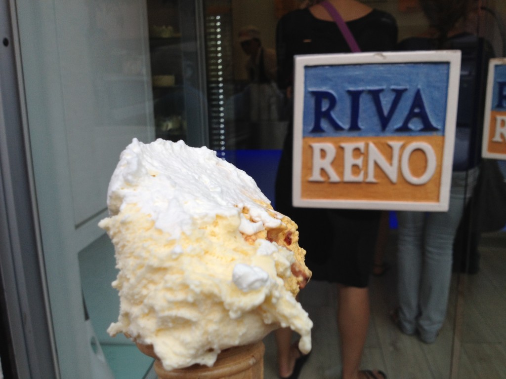 More places to eat in Rome: Riva Reno Gelateria