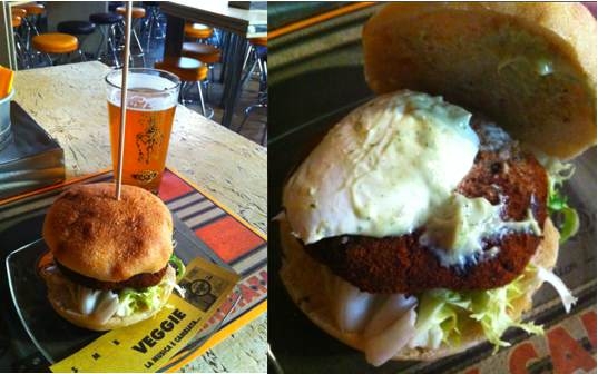 Open Places to Eat in Rome - Open Baladin - Veggie Burger