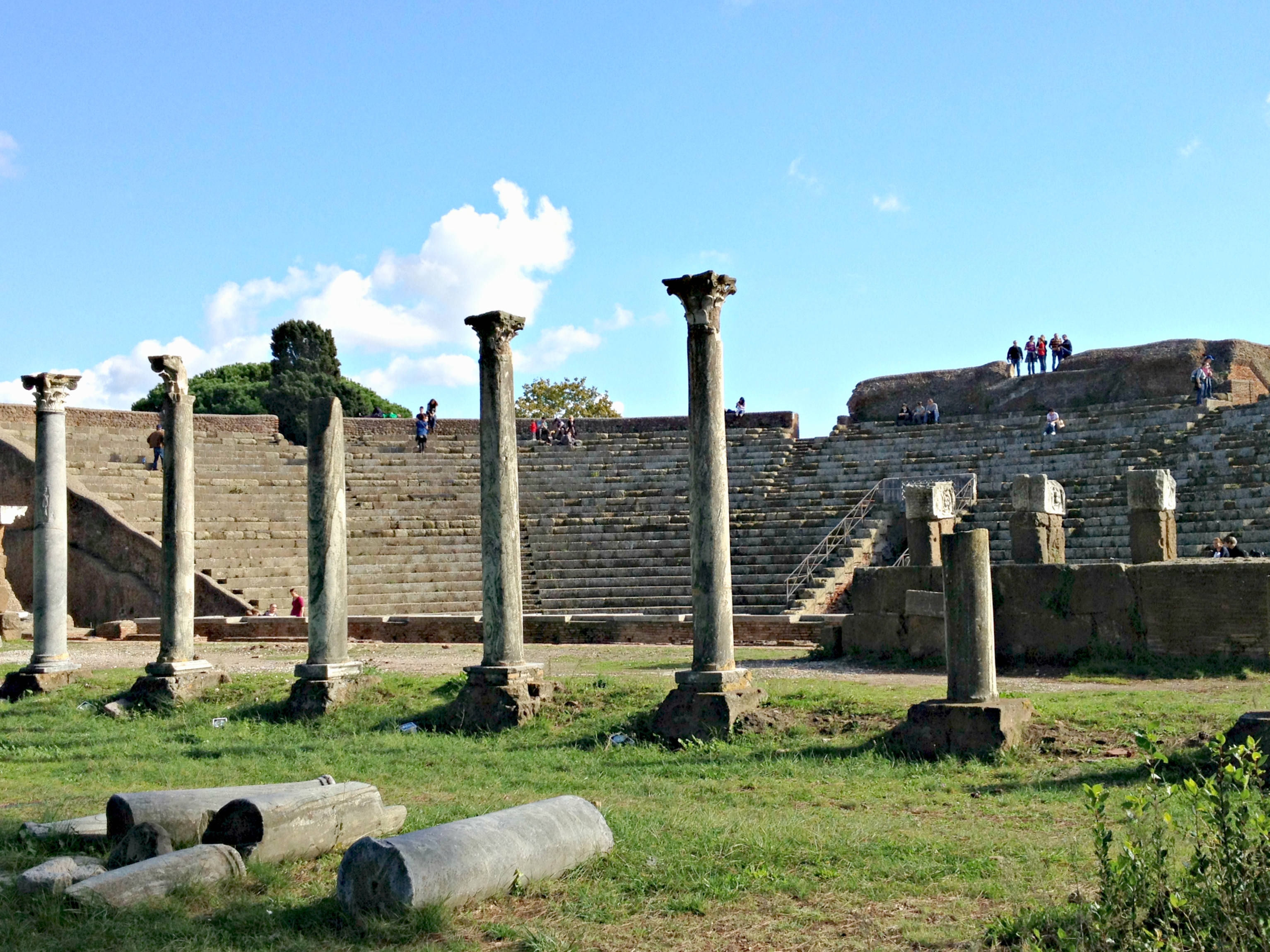 Ruins at Ostia Antica are worth a visit