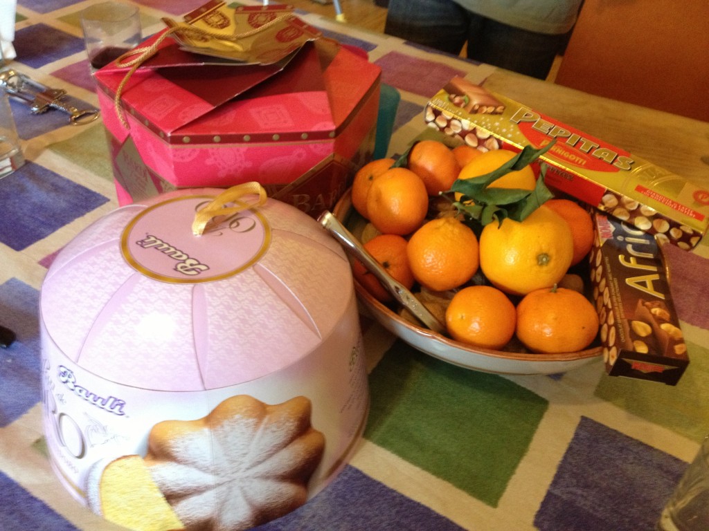 Italian Christmas day sweet treats