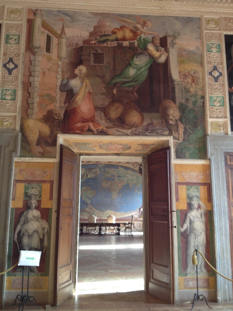 Hidden gems in Lazio - Palazzo Farnese in Caprarola -Sala del Mappamondo