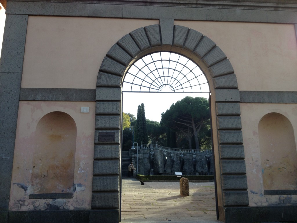 Hidden gems in Lazio - Entrance to Villa Lante in Bagnaia