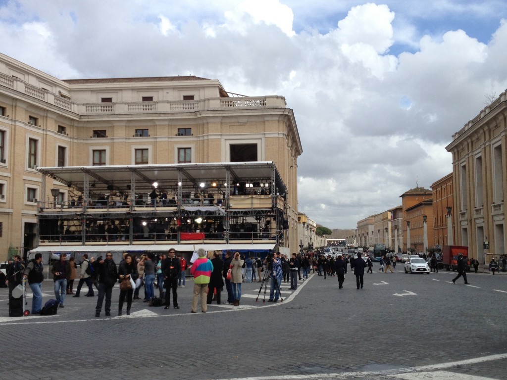 Papal Conclave 2013 - Media coverage at Vatican