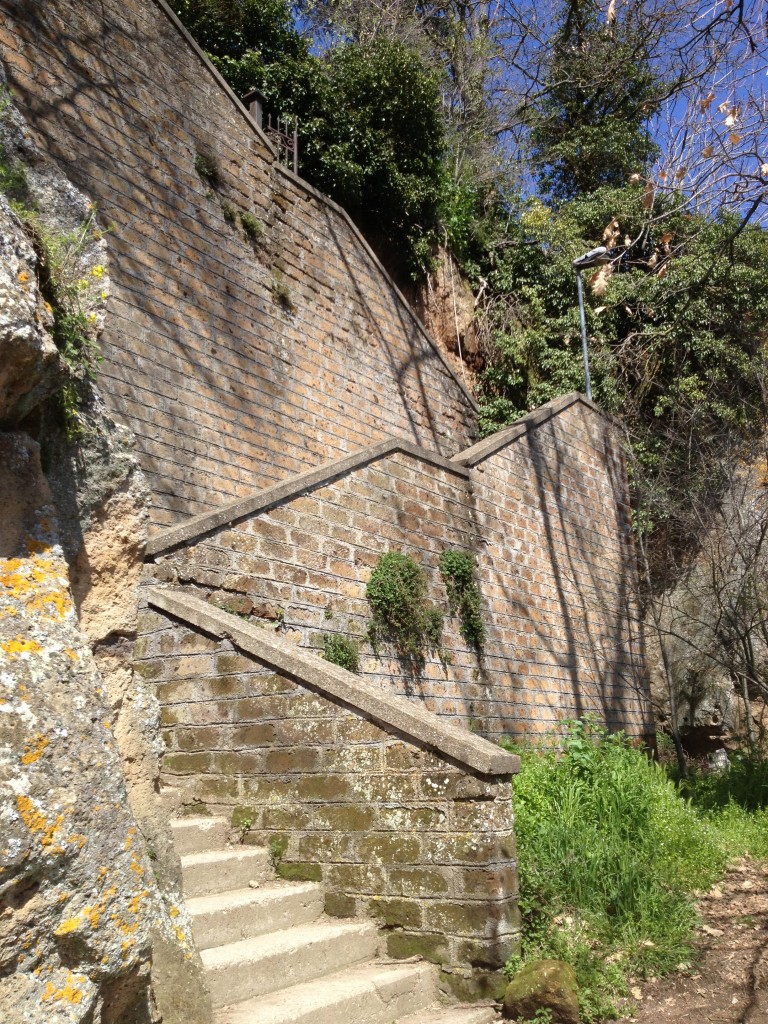 Civita di Bagnoregio stairs