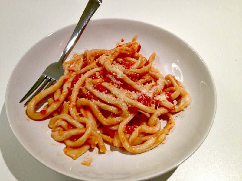 Pici all'amatriciana - Pasta making class in Rome