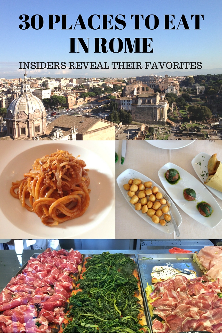 30 Places to Eat in Rome Insiders reveal their favorites BrowsingRome