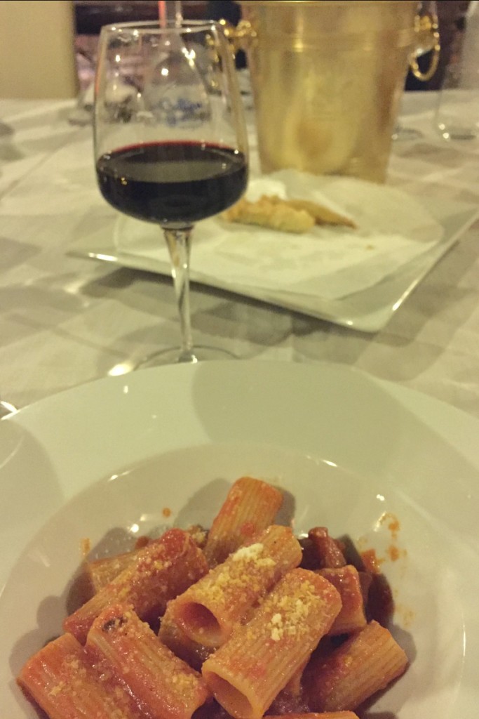 Guided Wine Pairing Dinner in Rome: Amatriciana with Montepulciano d'Abruzzo | BrowsingRome.com