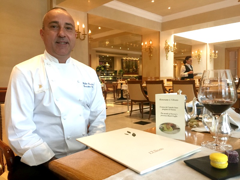 Fabio Boschero: Executive chef at L'Uliveto restaurant in Rome Cavalieri | BrowsingRome.com