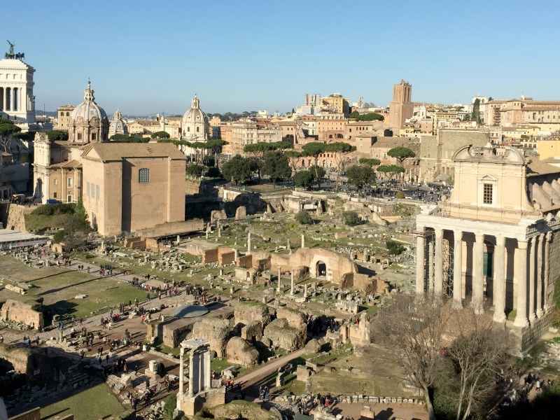 View from the Palatine Hill | BrowsingRome.com