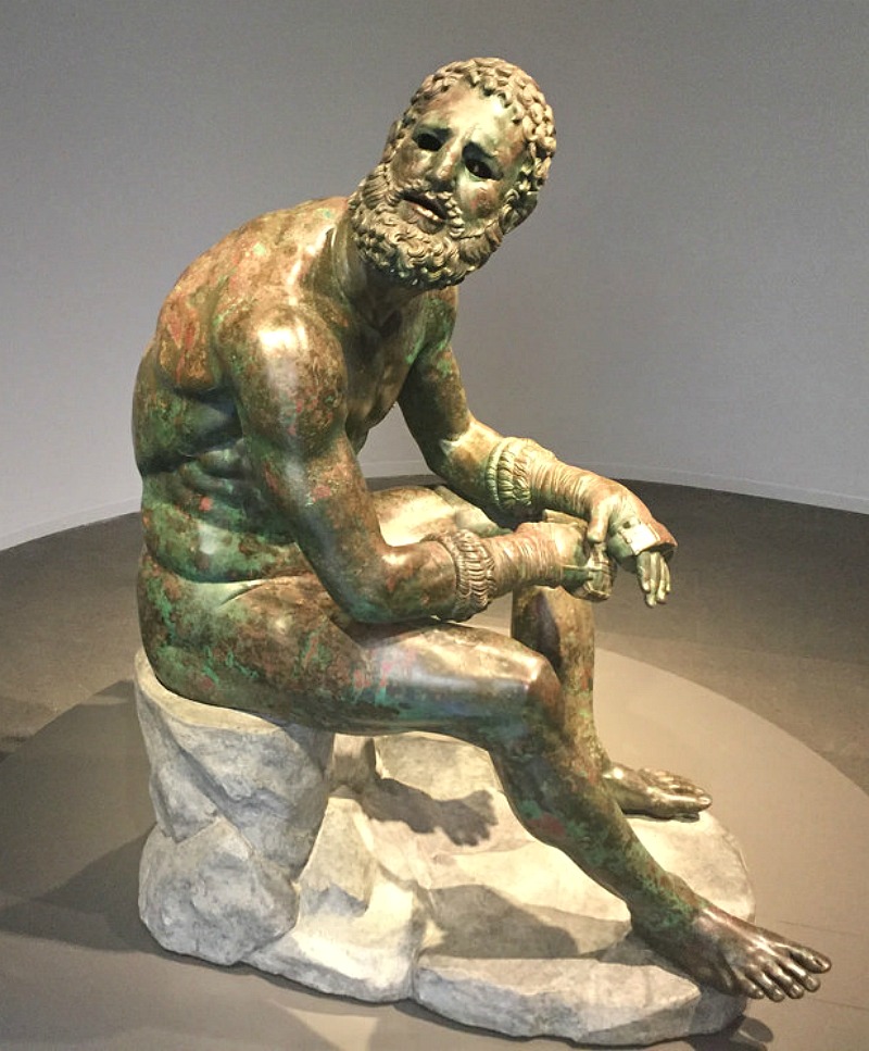 Boxer at Rest |Palazzo Massimo alle Terme in Rome, Italy | BrowsingRome.com
