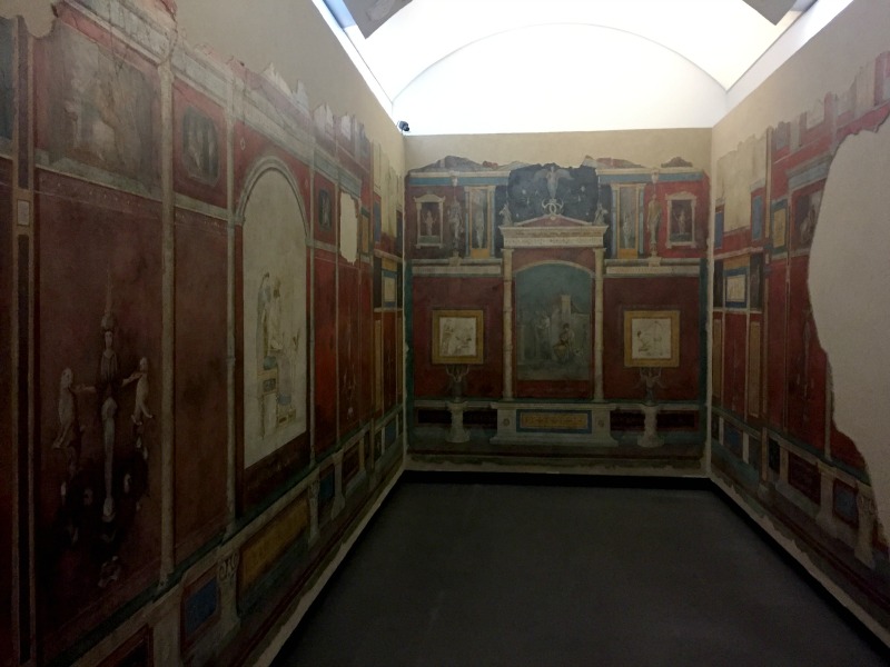 Frescoes from near Villa Farnesina now in Palazzo Massimo alle Terme | Rome, Italy | BrowsingRome.com