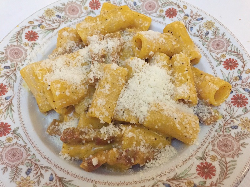 Carbonara at Flavio al Velavevodetto in Rome, Italy