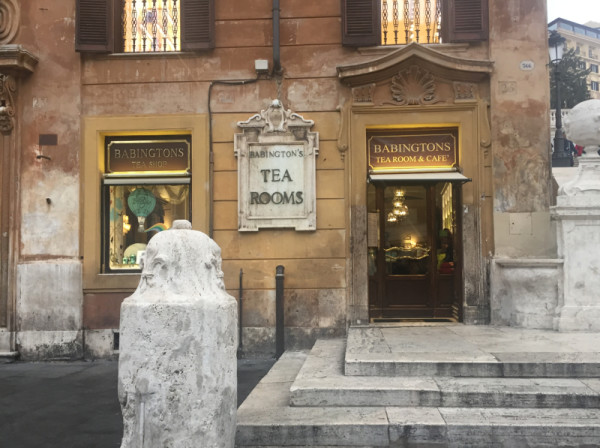 Elegant Tea Room in Rome steeped in history